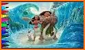 painting moana coloring book drawings learning related image