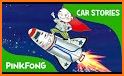 Cartoon Walking Spaceman Gravity Theme related image