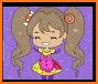 Glitter dress coloring book for Girls related image