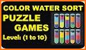 Liquid water sort - pour color sort puzzle game 3d related image