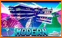 Mountain Modern House Map For MCPE related image