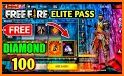Free Diamonds And Elite Pass related image