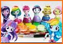 Equestria Princess girls puzzle related image