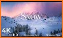 Winter Wallpaper Snowy Sunrise Theme related image