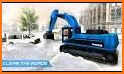 Real Heavy snow excavator simulator related image