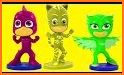 Heroes masks Coloring super cat related image