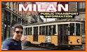 Public transport map Milan related image