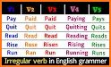 Alb English irregular Verbs in the 3 forms offline related image