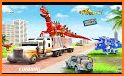 Angry Dino Robot Animal Transport Truck Driving related image