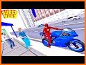 Long Bus Bike Sim – Superhero Taxi Driving Games related image