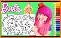 Coloring Book For Barbie related image