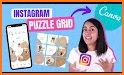 PuzzleTemplate - Grid template post for Instagram related image