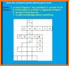 English Crossword puzzle related image