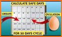 Ovulation calculator calendar related image