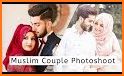 Islamic Wedding Couple Photo Editor related image