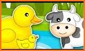Zoo Animals Sound Kids Games - Name Color Puzzle related image