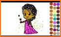 Glitter Coloring Book for Kids related image