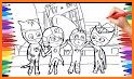 PJ Masks-coloring related image