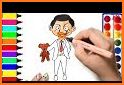 Coloring For Kids - Mister Bean related image