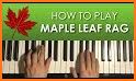 Aesthetic Maple Leaf Keyboard Background related image