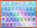 Pink Galaxy Unicorn Keyboard Theme related image