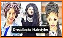 Black Woman Dreadlocks Hairstyle related image