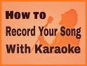 Karaoke voice sing & record related image