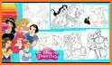 Princess Coloring And Drawing Book For Kids related image