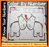 Valentines Love Color By Number & Love Numbers related image