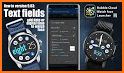 Text Clock Watch Face Pack 12 for Bubble Cloud related image