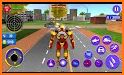 Flying Police Robot Car Games: Robot Bike Games related image
