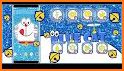 Kawaii Blue Cute Cat Cartoon Wallpaper Theme related image