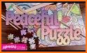 Jigsaw puzzles, coloring book related image