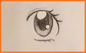 How to draw anime eyes step by step learn easy related image