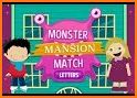 Monsters memory game for kids related image