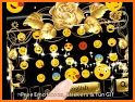 Golden Red Rose Keyboard Theme related image