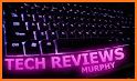 White Purple Keyboard related image