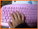 Pink Hot Keyboard related image