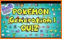 Quiz for Pokemon I generation 1 related image