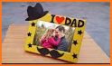 Fathr's day photo frame related image