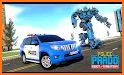 Police Prado Car Robot Transform Games: Car Games related image