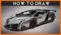 How to Draw Super Cars Step by Step Drawing App related image