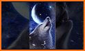 Galaxy Howling Wolf Keyboard Background related image