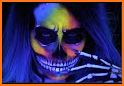Colorful Smokey Neon Skull related image