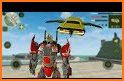 Flying Robot Rocket Transform Robot Shooting Games related image