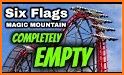 Six Flags Magic Mountain Park Map 2019 related image