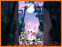 Cute Cartoon Bunny Keyboard Theme related image