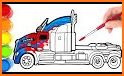 Construction Vehicles Color by Number-Glitter Book related image