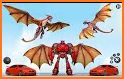 Dragon Robot Car Transforming Games: Robot Game 3D related image