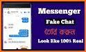 Fake messenger related image
